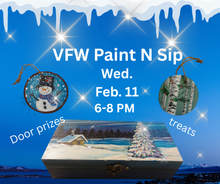 Load image into Gallery viewer, VFW Holiday Paint N Sip