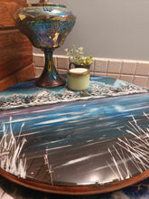 Load image into Gallery viewer, Epoxy Resin Turntable with Winter Scene

