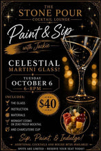 Load image into Gallery viewer, Paint N Sip at Stone Pour Cocktail Lounge
