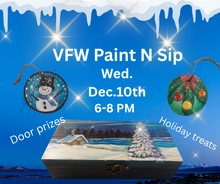 Load image into Gallery viewer, VFW Holiday Paint N Sip
